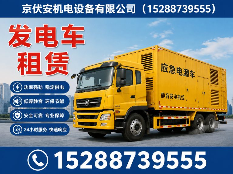 新乡静音发电车租赁展示图